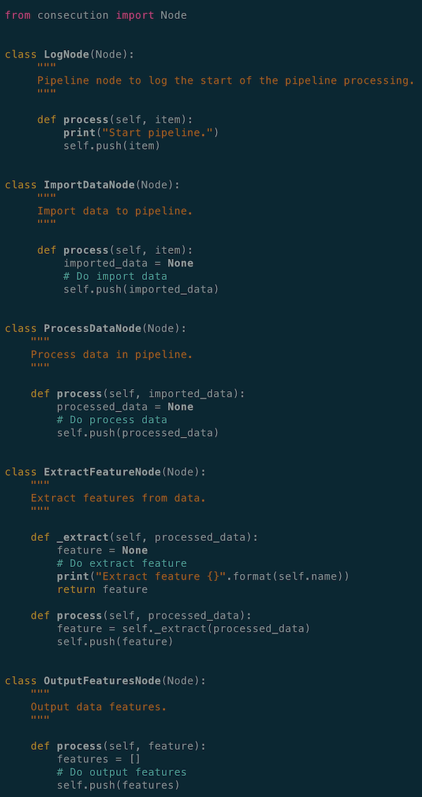 Pipeline code